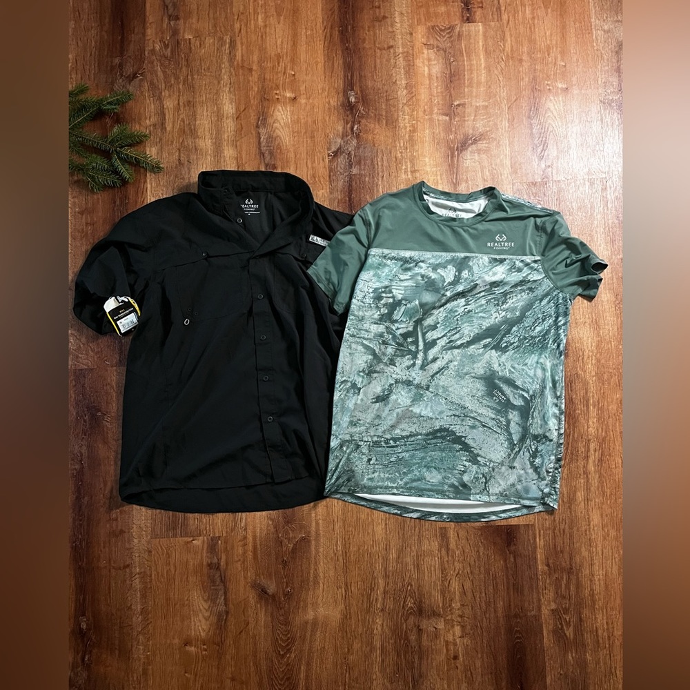 Two RealTree sports shirts